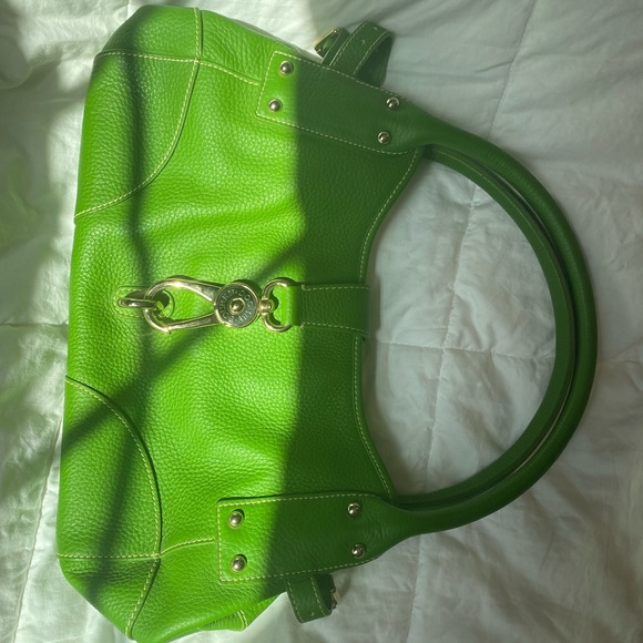 Dooney & Bourke Logo Lock Shoulder Bag Green NWOT - Picture 14 of 16